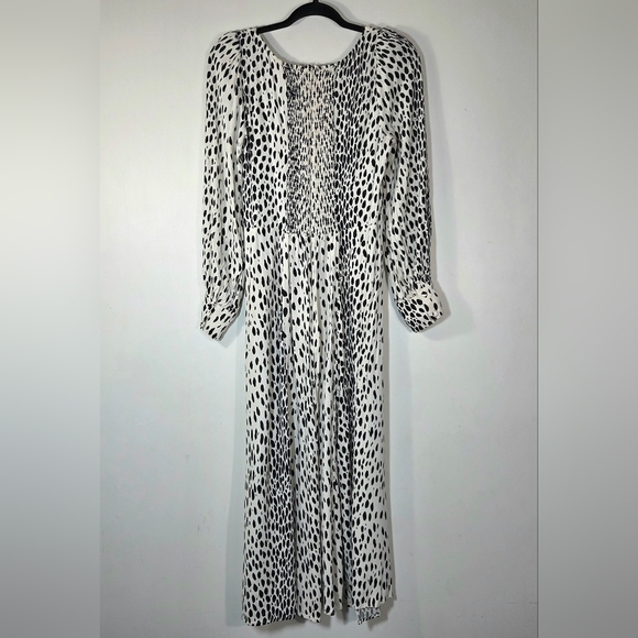 REFORMATION ALESSI CHEETAH PRINT MIDI DRESS. - Picture 4 of 6